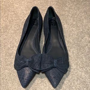 Tory Burch Rosalind Bow Pointy Flats